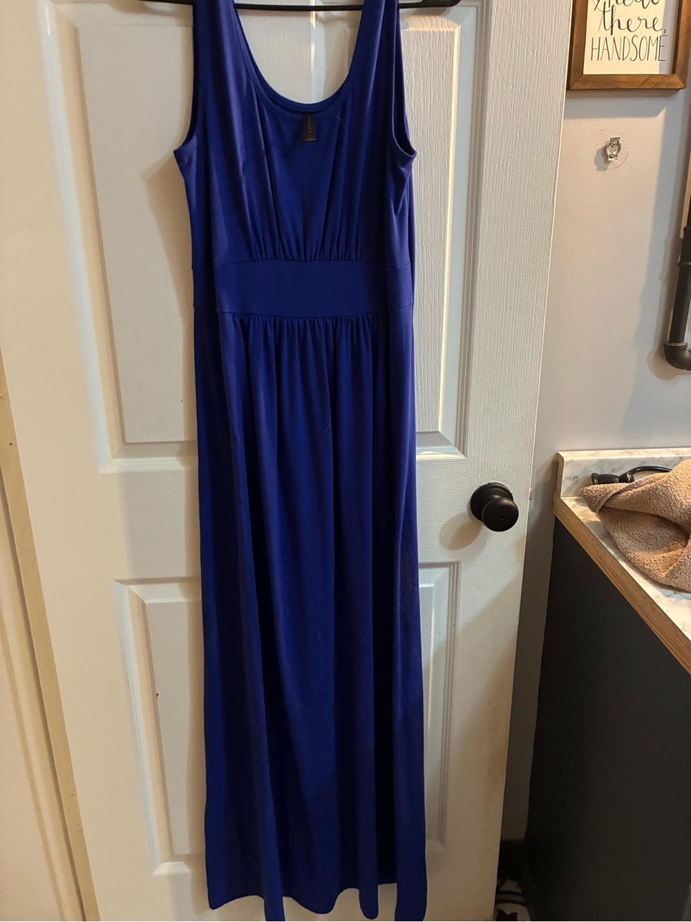 Woosea Royal Blue Sleeveless Maxi Dress XL